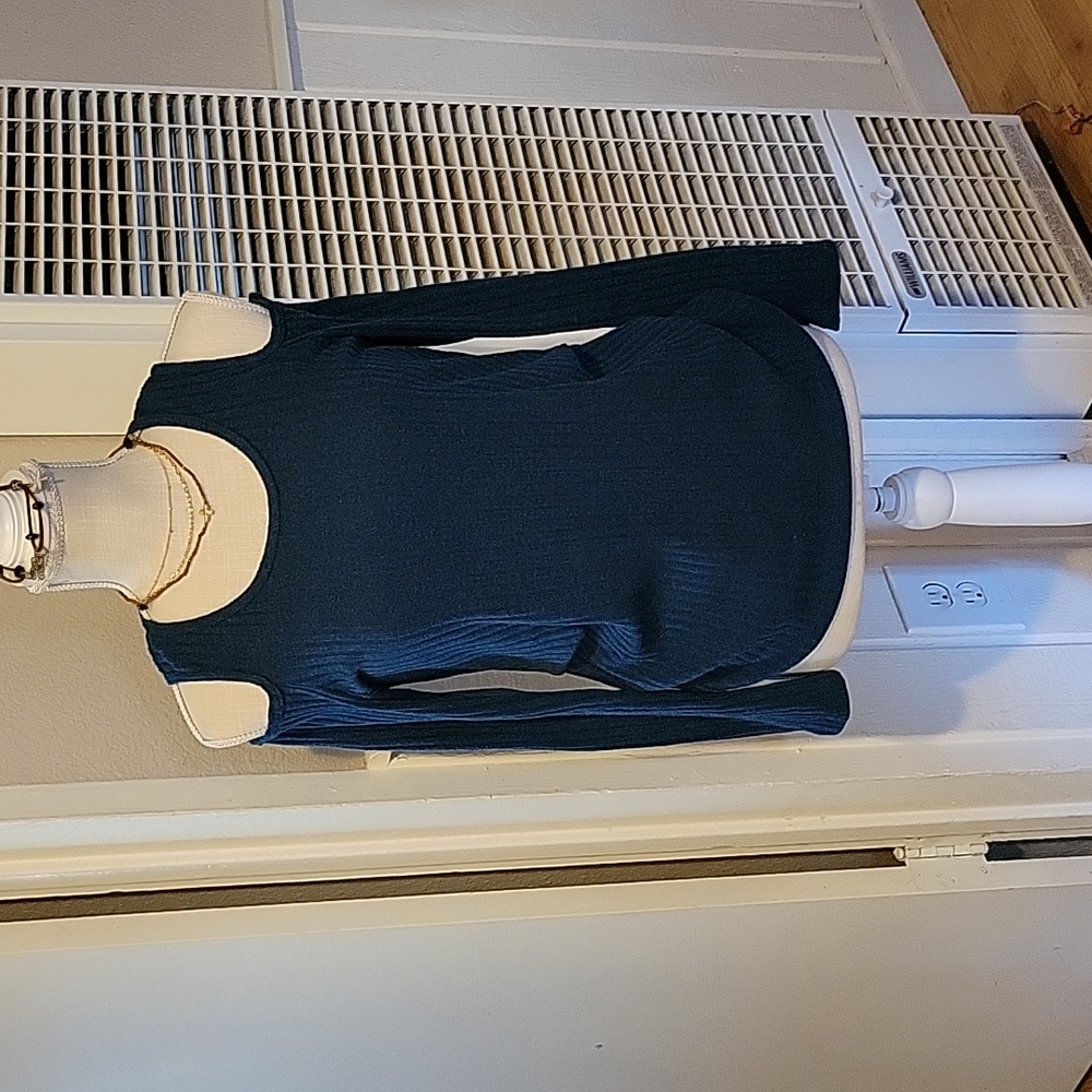 Papaya Cold Shoulder Sweater